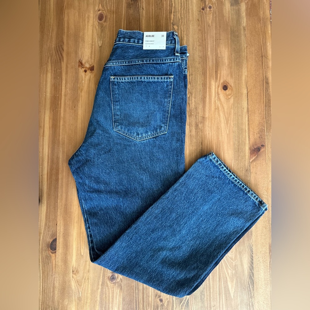 Agolde Pinch Waist Straight Jean | Size 30 (8-10) - Picture 1 of 8
